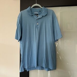 Blue Striped Callaway Golf Polo size Large